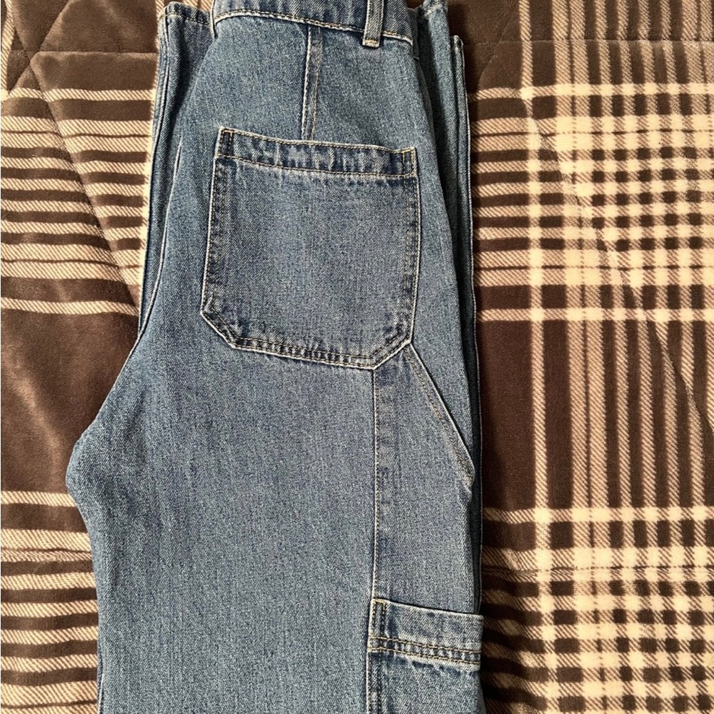 NWT H&M Denim cargo jeans - Picture 5 of 5